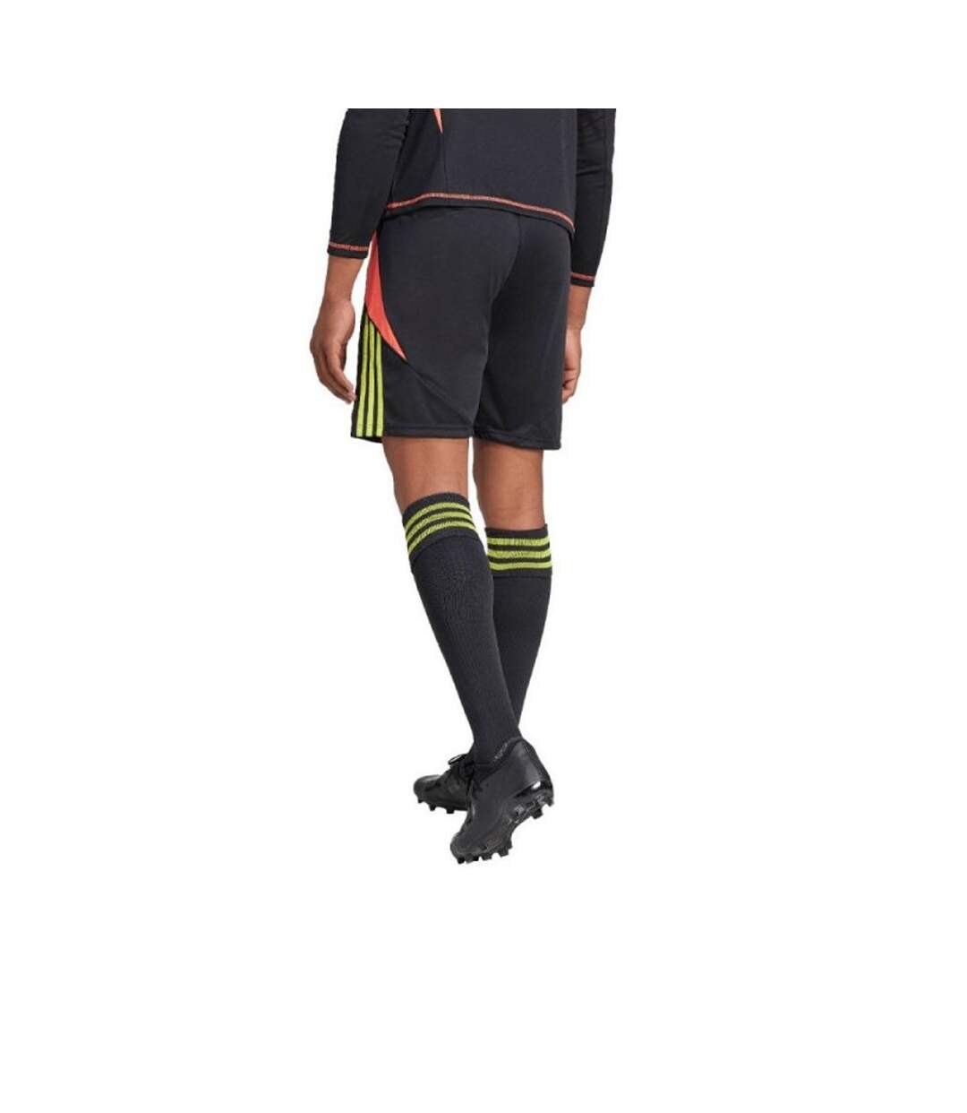 Short Tiro Homme Noir Orange Adidas-3