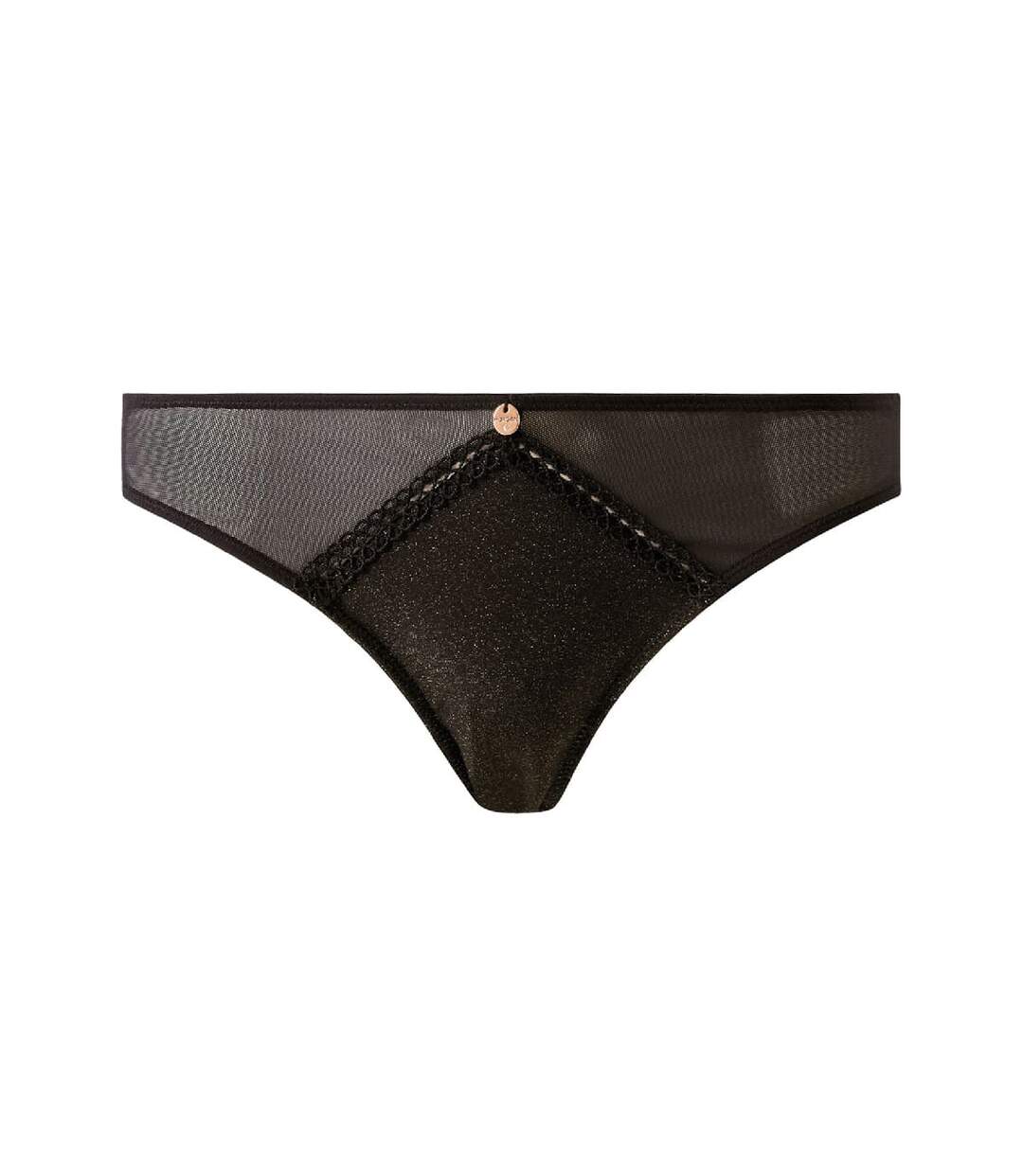 Tanga brésilien noir Lucie