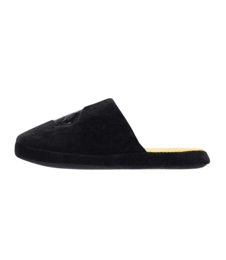 Chaussons Mules Homme Noir Jaune Batman