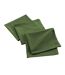 Lot de 3 Serviettes de Table Mistral 40x40cm Vert-1