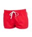 Short rétro femme rouge / blanc Skinni Fit-1