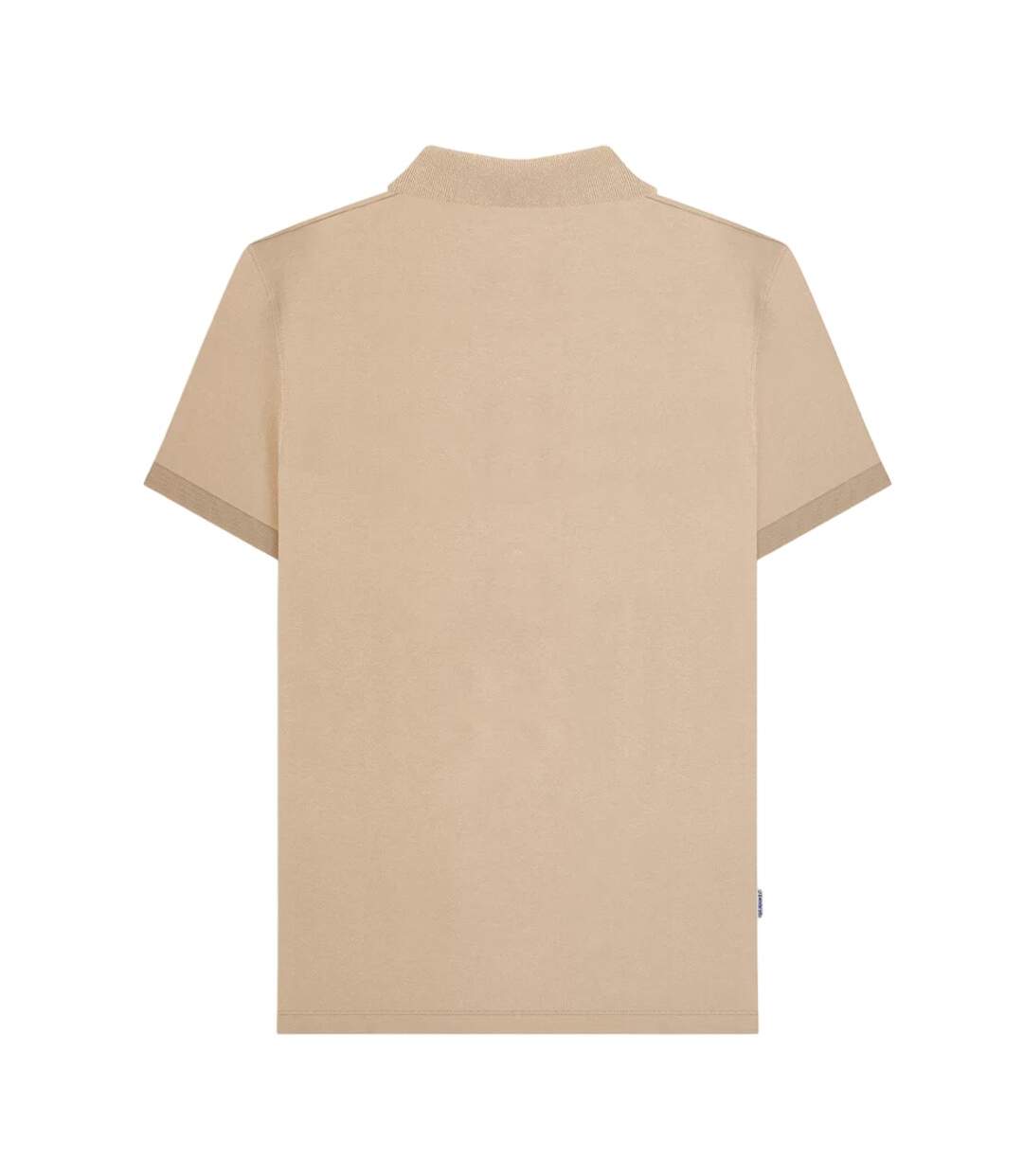 Polo Motif/style Panneau Contrasté Homme Beige Gris Lambretta-3