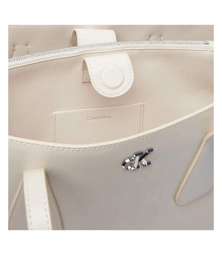 Sac cabas noir femme blanc calvin klein jeans medium