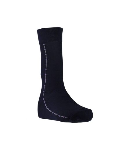 LANDSFORD Chaussettes Homme Fil d'Ecosse MOTIFS Marine Souris