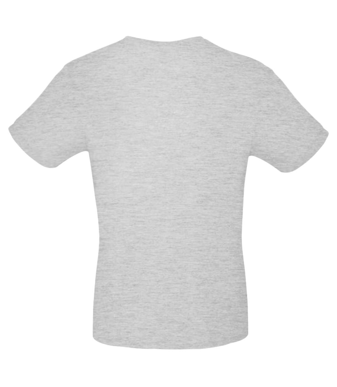 T-shirt manches courtes homme gris pâle B&C