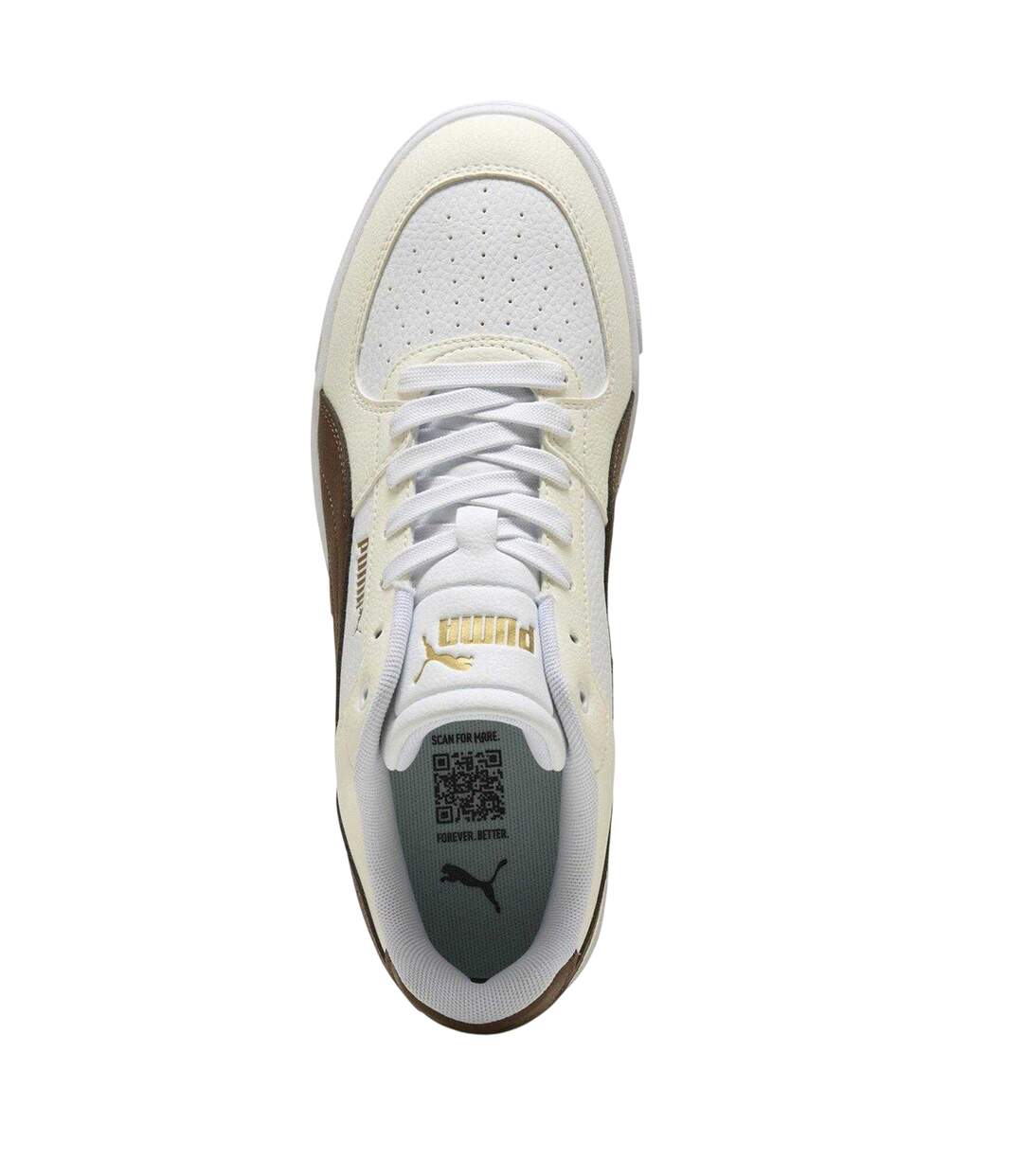Mens Caven 2.0 Logo Trainers Brown Gum Puma-3