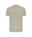 Unisex adult brett recycled cotton t-shirt light heather green Iqoniq-2