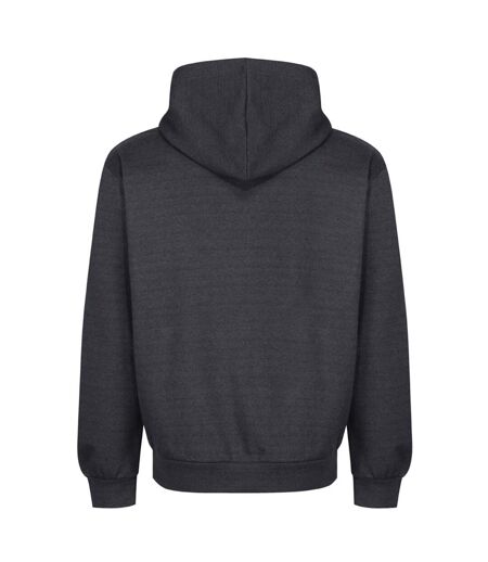 Mens fleece regular hoodie charcoal grey Iron Mountain