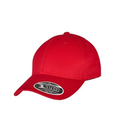 Casquette ajustable rouge Flexfit