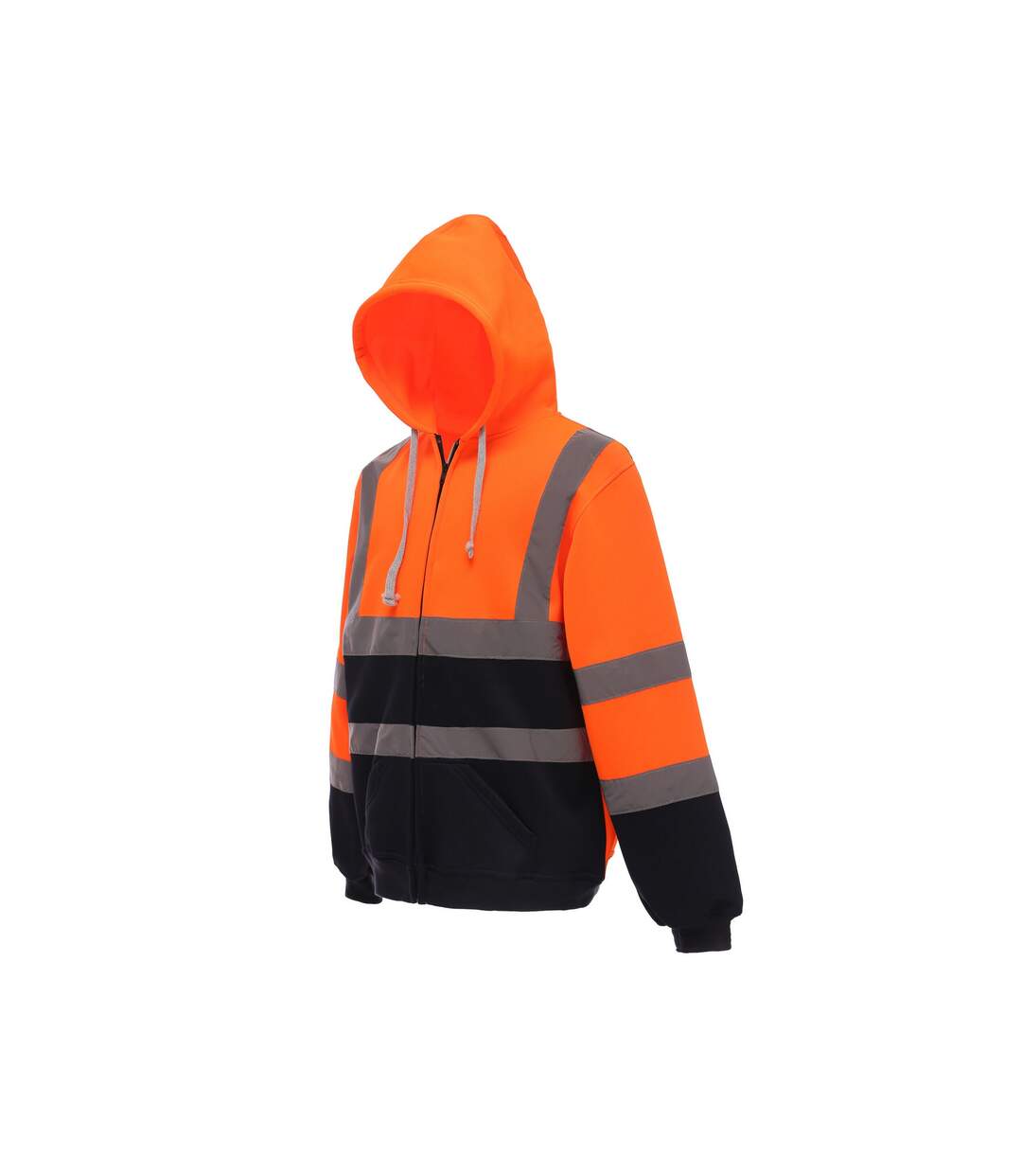 Yoko Sweat à capuche zippé de sécurité Hi-Vis pour hommes (Orange/Marine) - UTPC7238-3