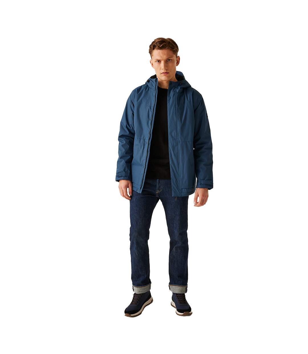 Mens Sterlings Iv Waterproof Jacket Moonlight Denim Regatta-1