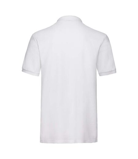 Polo premium homme blanc Fruit of the Loom