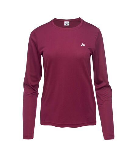 T-shirt Manches Longues Entraînement Lope Femme Violet Martes Essential