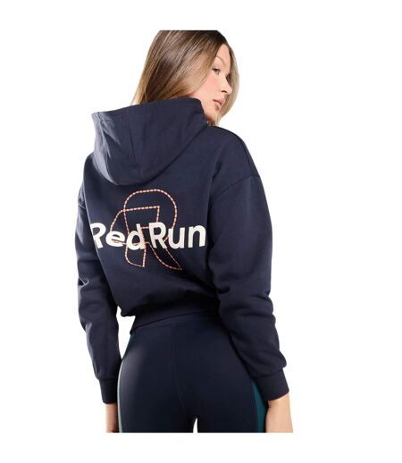 Sweat À Capuche Sport Femme Bleu Red Run