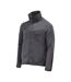 Mens Customised Striped Fleece Jacket Stone Grey Mascot-3