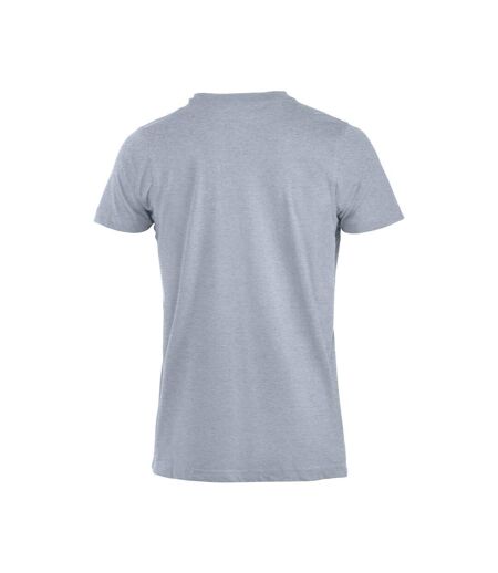Mens Premium Melange T-shirt Grey Melange Clique