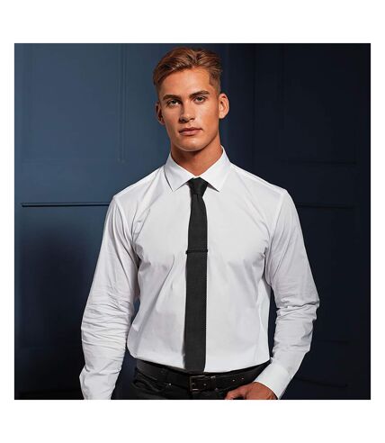 Premier - Cravate effet tricot - Homme (Noir) (One Size) - UTRW5241