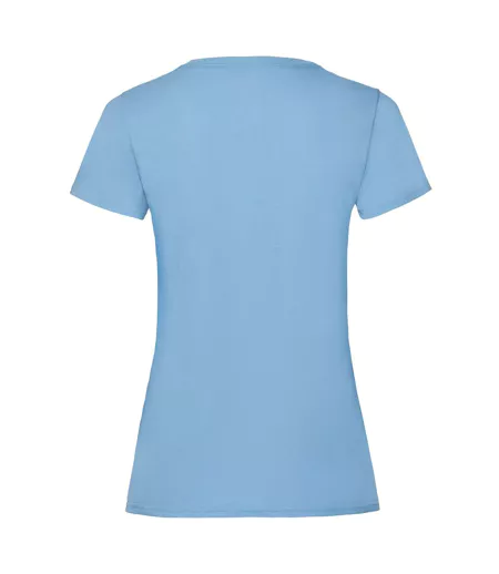 T-shirt Valueweight Femme Bleu Ciel Fruit Of The Loom