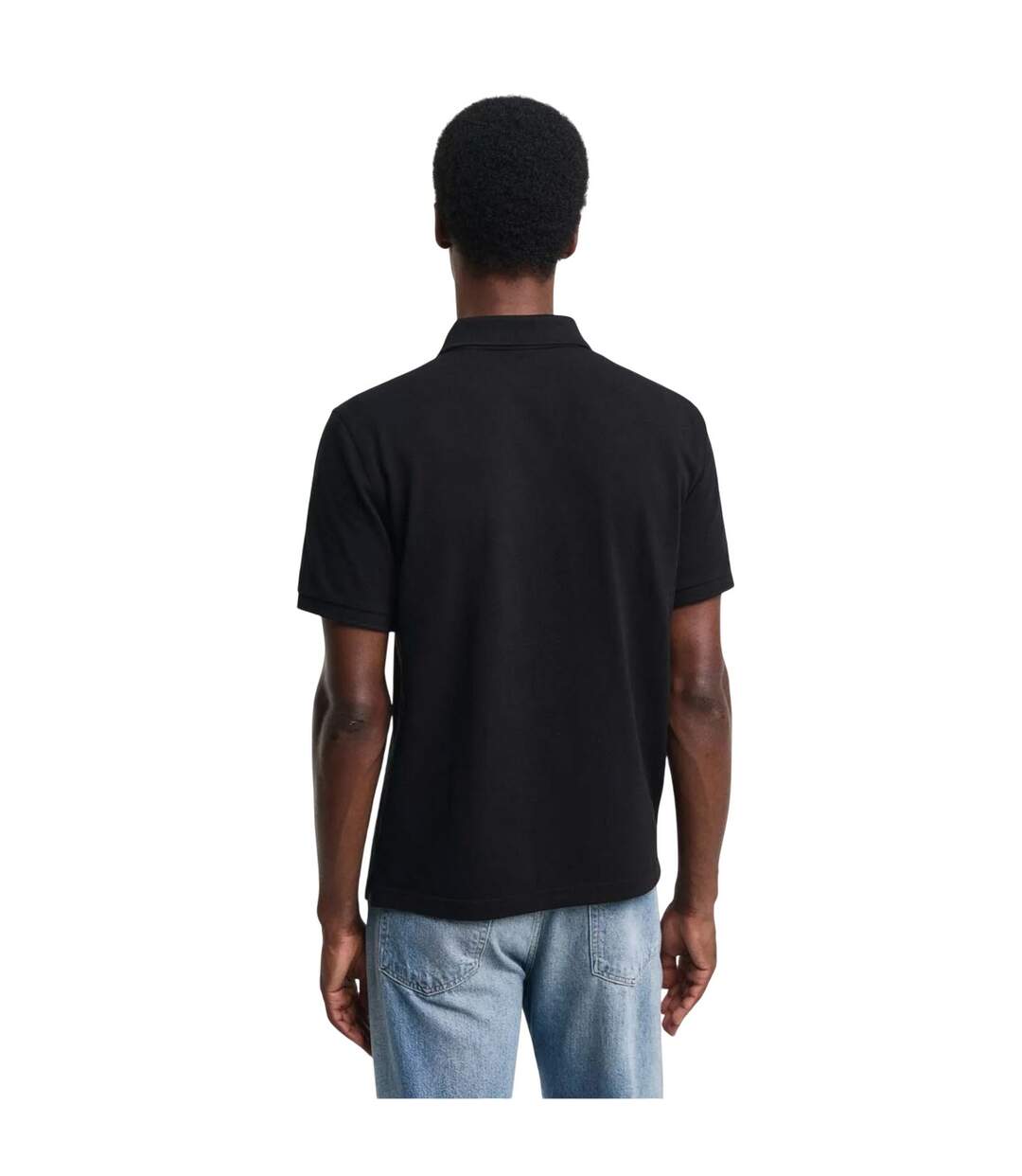 Polo Homme Noir Gant-2