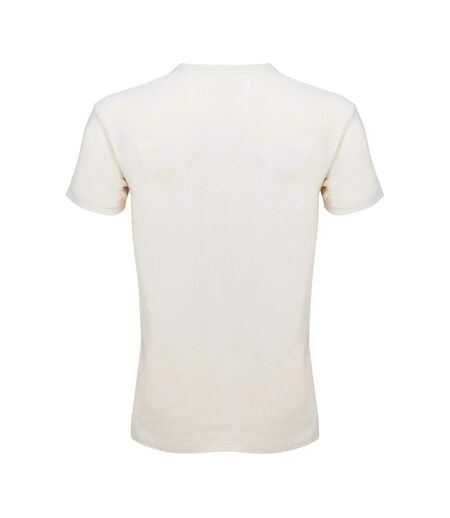T-shirt Uni Manches Courtes En Coton Regent Adulte Blanc Cassé SOLS