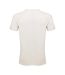 T-shirt Uni Manches Courtes En Coton Regent Adulte Blanc Cassé SOLS-2