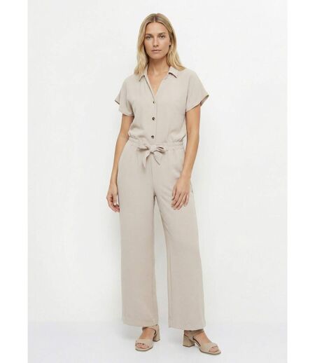 Pantalon souple texturé, noué taille