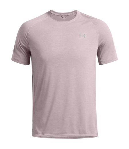 T-shirt Motif/style Logo Launch Homme Gris Pâle Under Armour