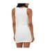 Robe Courte Sans Manches Femme Blanc Brave Soul-3