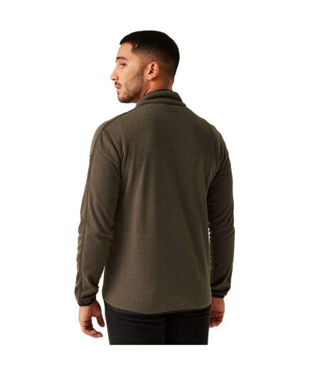 Mens Kitom Full Zip Fleece Jacket Crocodile Marl Regatta
