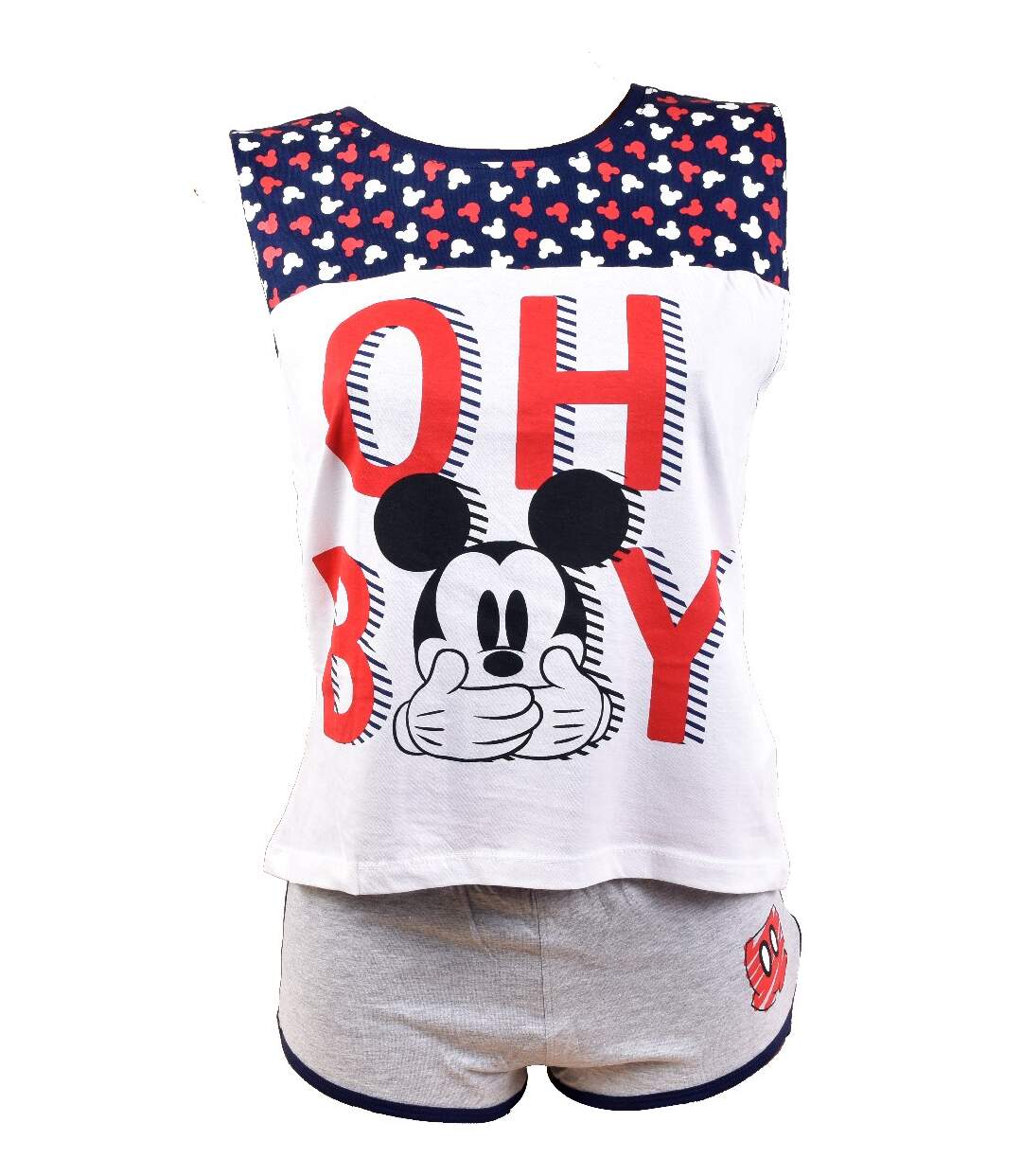 Pyjama Femme MINNIE en Coton -Chaleur,Douceur et Confort- Et3607 Marine