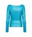 Haut Manches Longues Femme Bleu AmyLynn-2