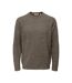 Pull marron chiné homme only & sons thomas-1