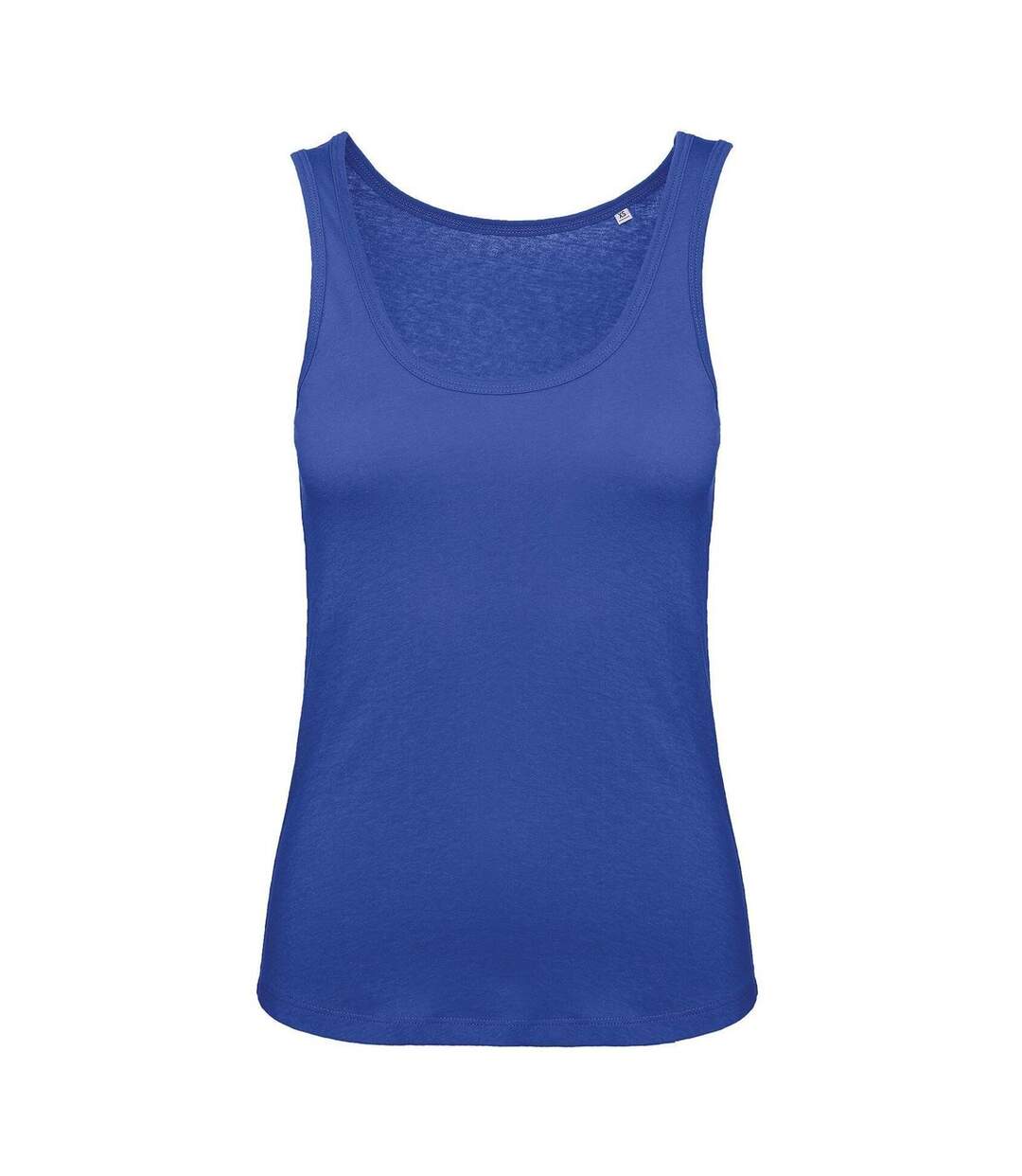 Débardeur coton organique peigné femme - TW073 - bleu cobalt-1