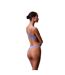 Womens/ladies Seamless Fitted Thong Blue Calvin Klein-3