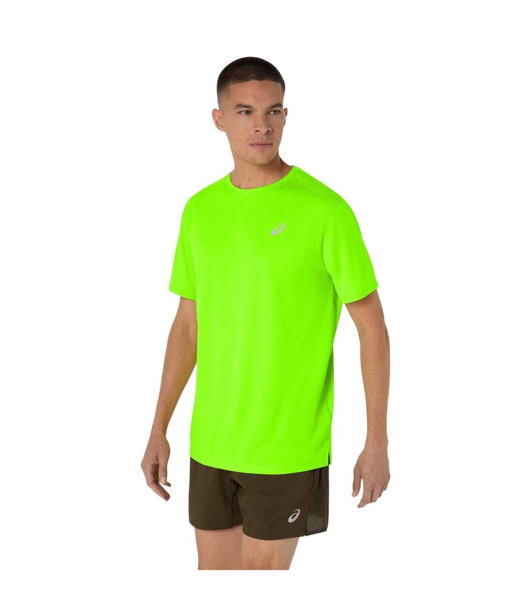 Mens Core Top Green Asics-2