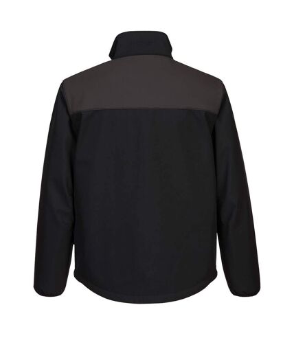Portwest Mens PW2 Softshell Jacket (Black/Zoom Grey) - UTPW999