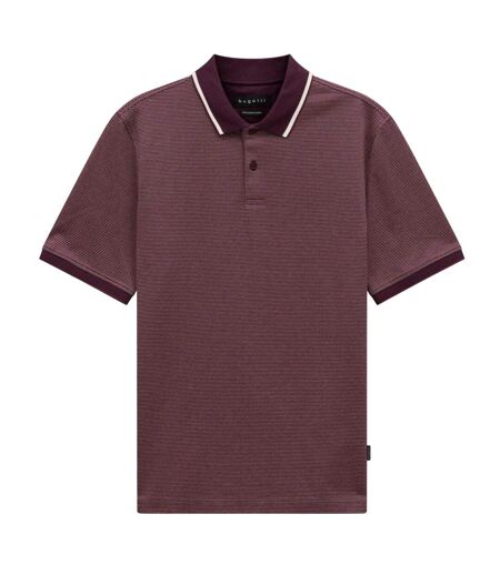 Mens Polo Shirt Blackberry Bugatti