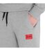 Mens Logo Cuffed Jogging Bottoms Grey Hugo Boss-3