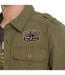 Chemise manche longues  ripstop strech sur poche et badges Stop K Vondutch-5