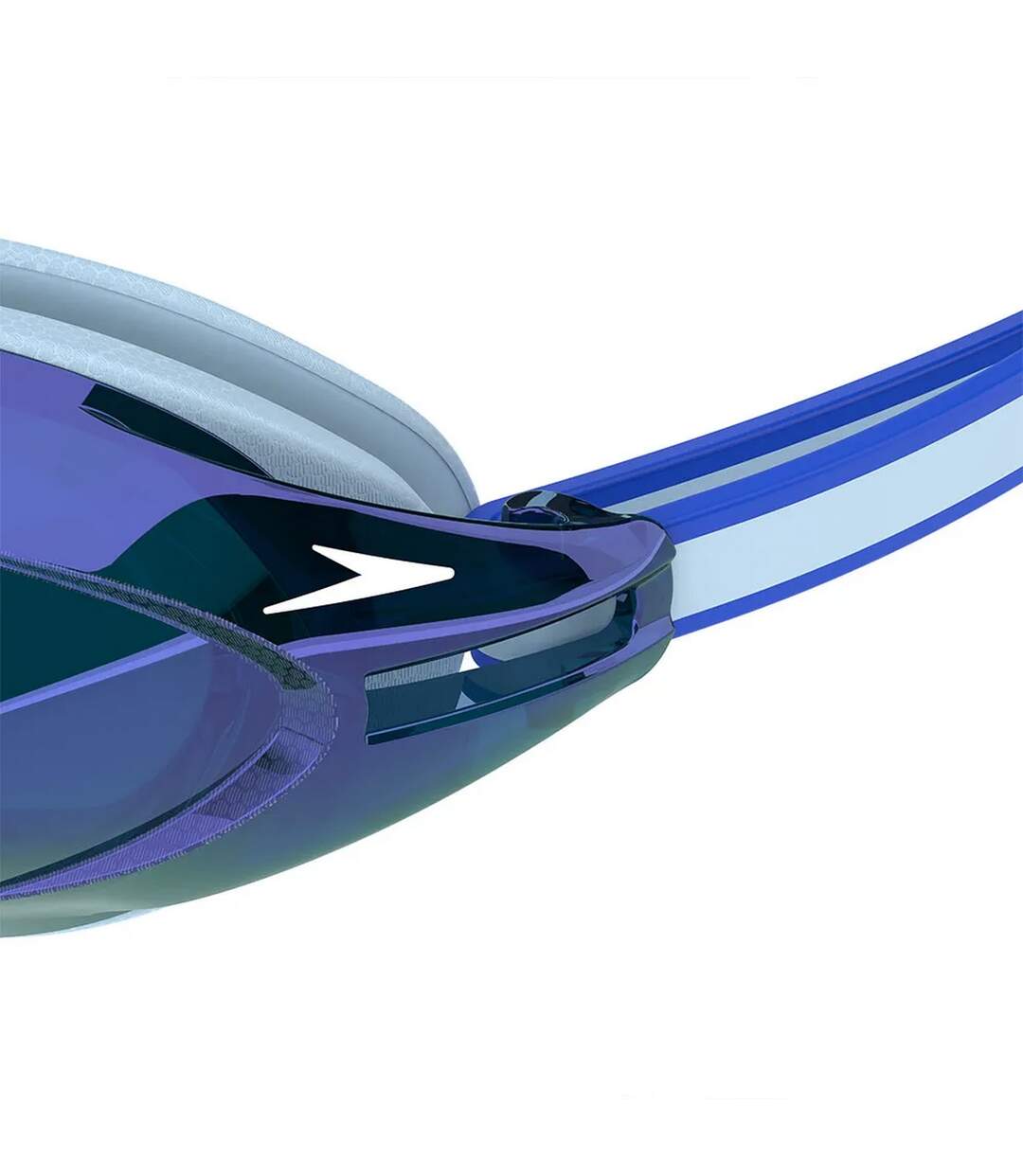 Lunettes De Natation Style Miroir Vanquisher 3.0 Bleu Foncé Cobalt Miroir Speedo-2