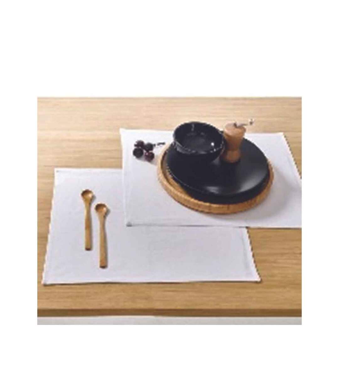 Set de Table Déco Lunabel 33x45cm Gris-3
