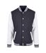 Veste Basic College Homme Bleu Marine Blanc Build Your Brand-1