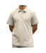 Polo beige homme paname brothers eponge-1
