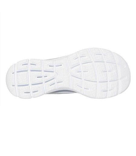Womens/ladies Glitter Slip-in Trainers White Skechers