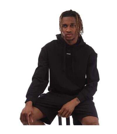 Sweat À Capuche Dapo Homme Noir Hugo