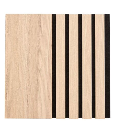 Lot de 3 Panneaux Déco Large Colva 30x30cm Naturel