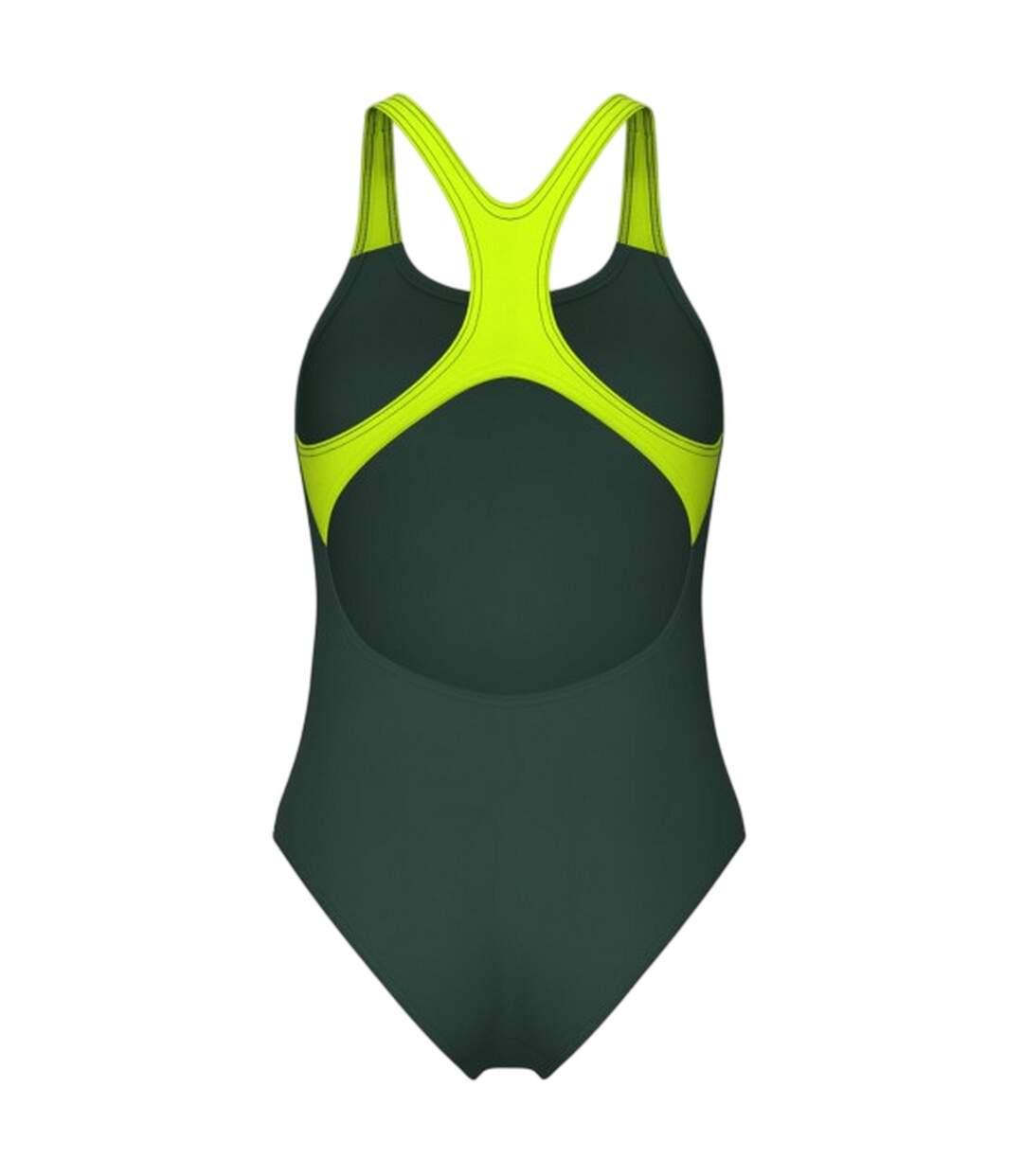 Maillot De Bain 1 Pièce Motif/style Géométrique Poseidnia Femme Vert De Gris Clair Vert Clair Vif Arena-2