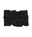 Microfibre bath towel one size black Towel City