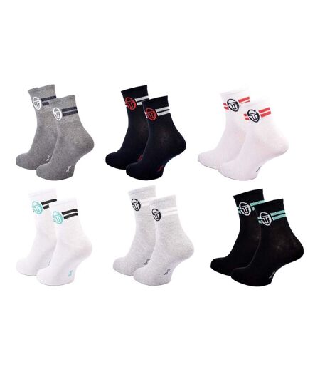 Chaussettes homme Sergio Tacchini Socquettes QUARTER - Pack de 6