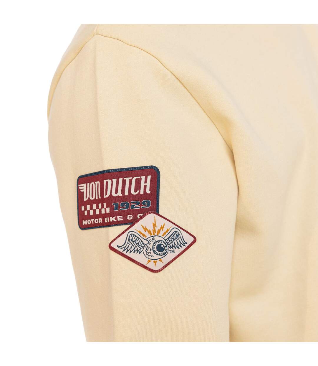 Sweat col rond en molleton avec écusson Lewis Vondutch-4